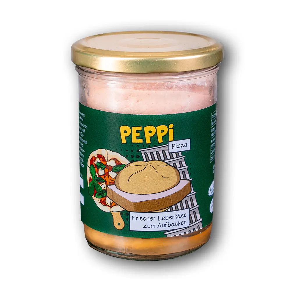 Peppi PIZZA - Leberkäse im Glas