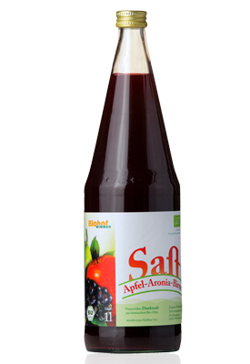 Bio Apfel-Aronia-Birne Saft 1l