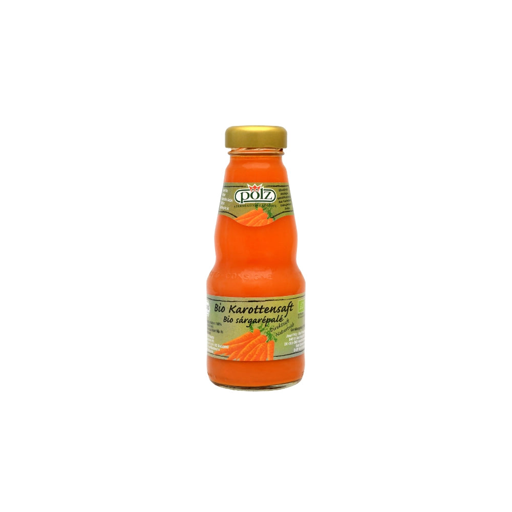 Bio-Karottensaft Flasche, Hofladen-Produkt