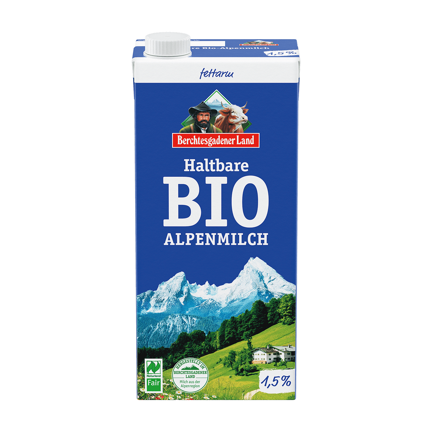Haltbare Bio-Alpenmilch 1,5%