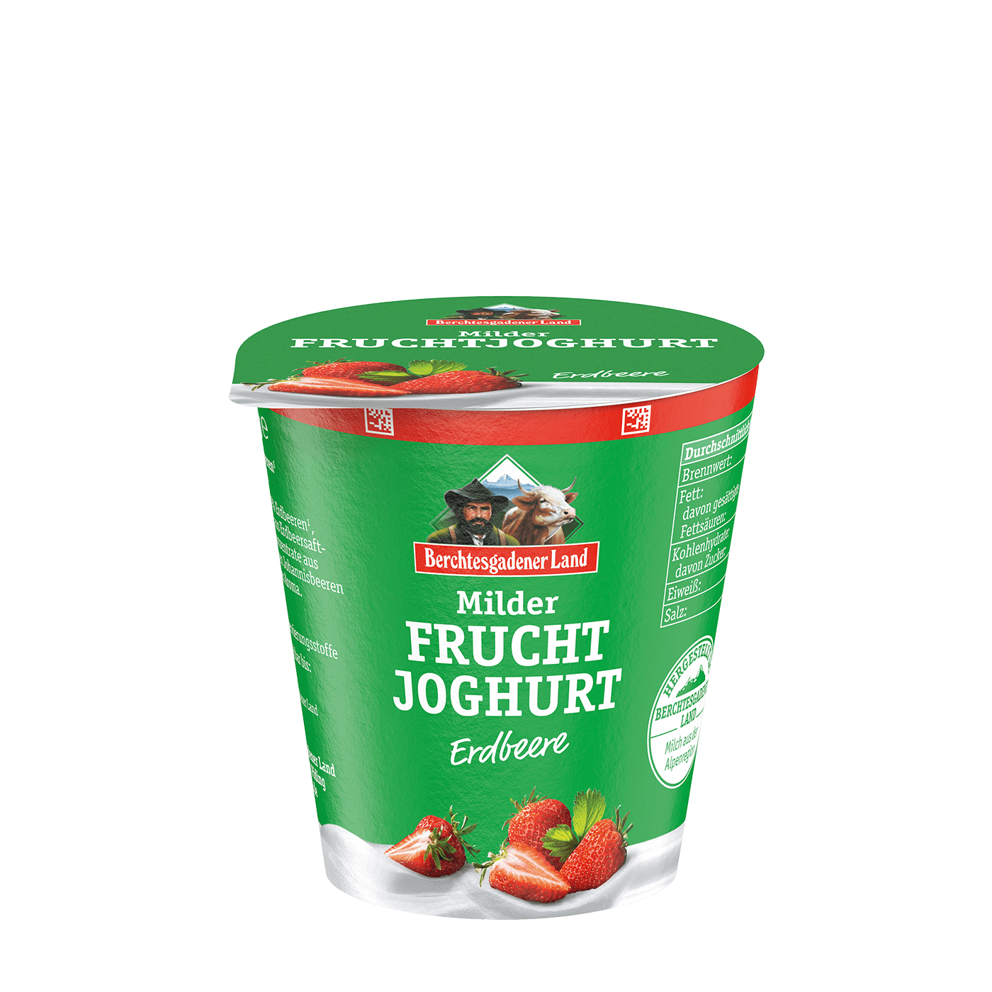 Berchtesgadener Land Milder Fruchtjoghurt 3,5% - Erdbeere