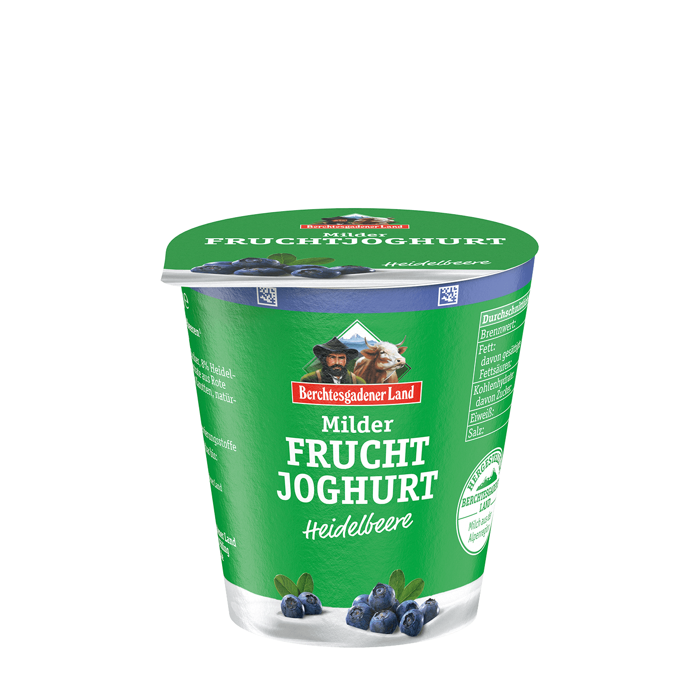 Berchtesgadener Land Milder Fruchtjoghurt 3,5% - Heidelbeere