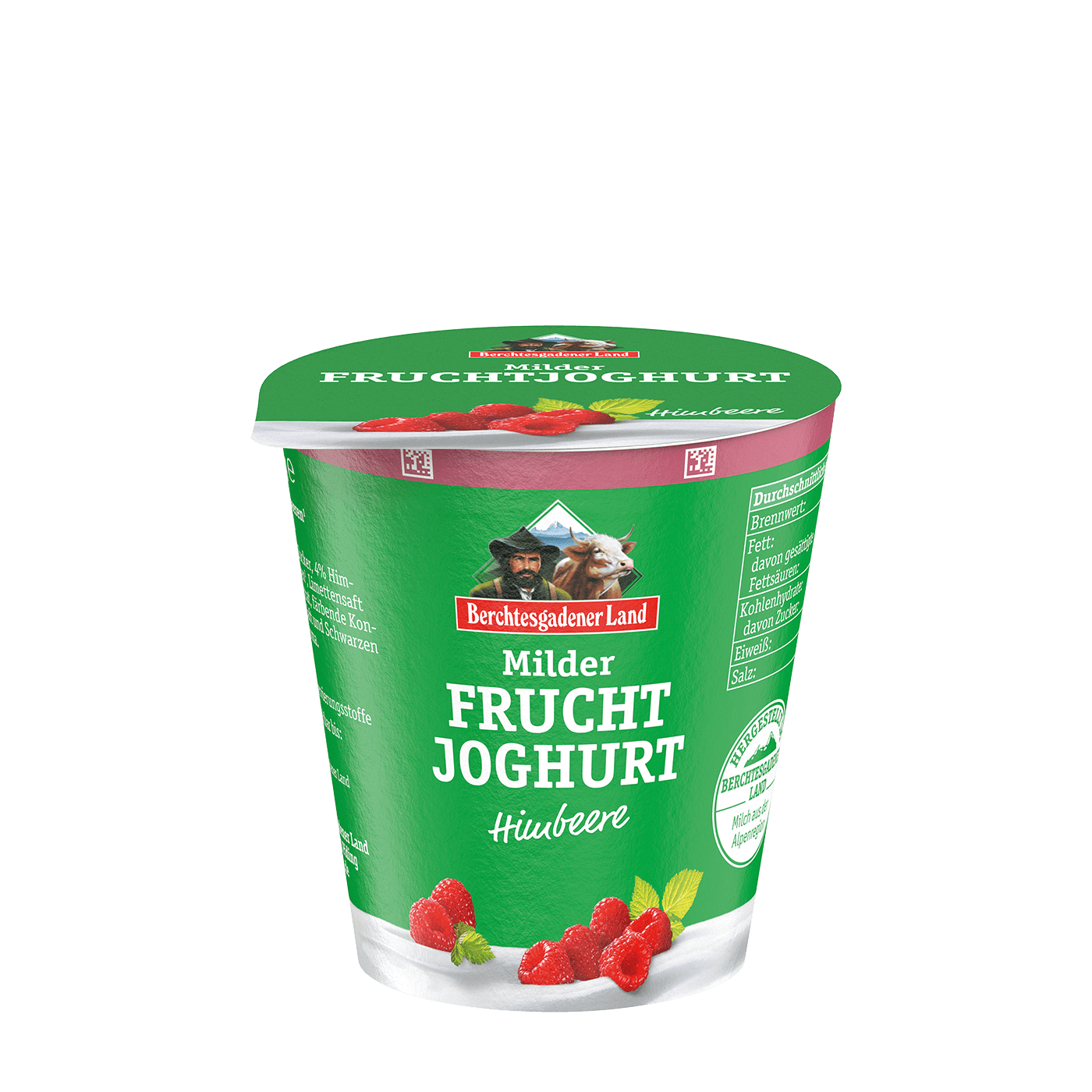 Berchtesgadener Land Milder Fruchtjoghurt 3,5% - Himbeere