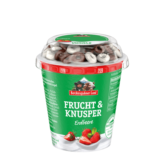 Berchtesgadener Land Frucht Knusper 3,5% - Erdbeere mit Schokokringel