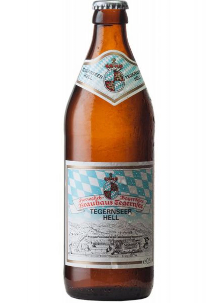 Flasche Tegernseer Hell Bier