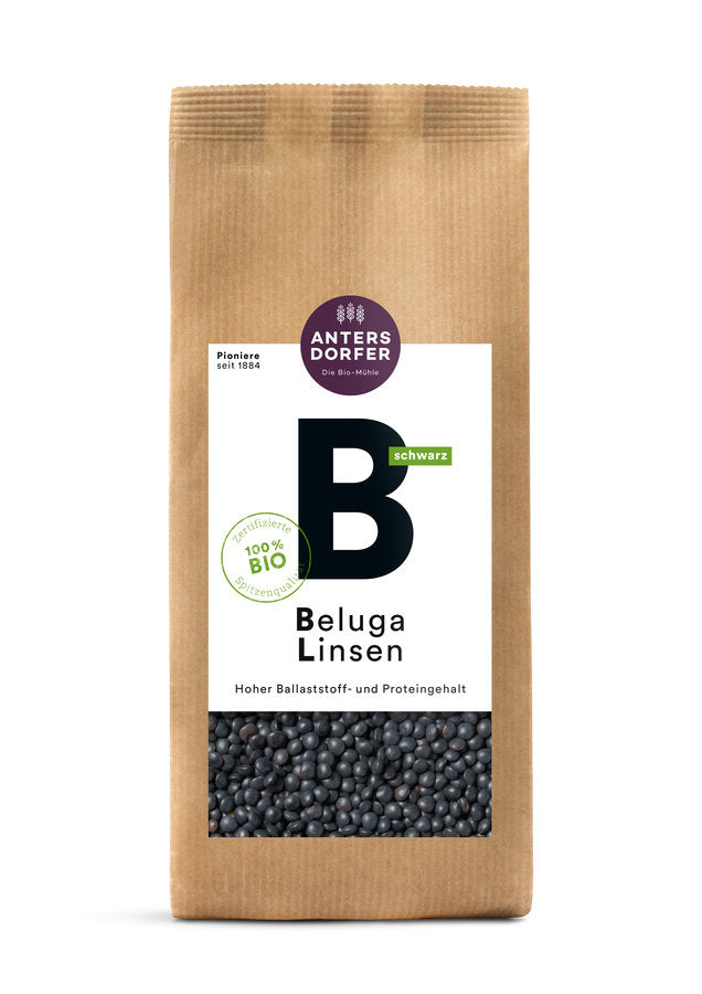Bio Beluga Linsen (schwarz) 500g