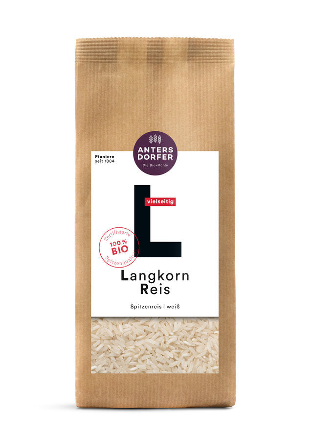 Bio Langkorn Reis weiß (Spitzenreis) 1kg