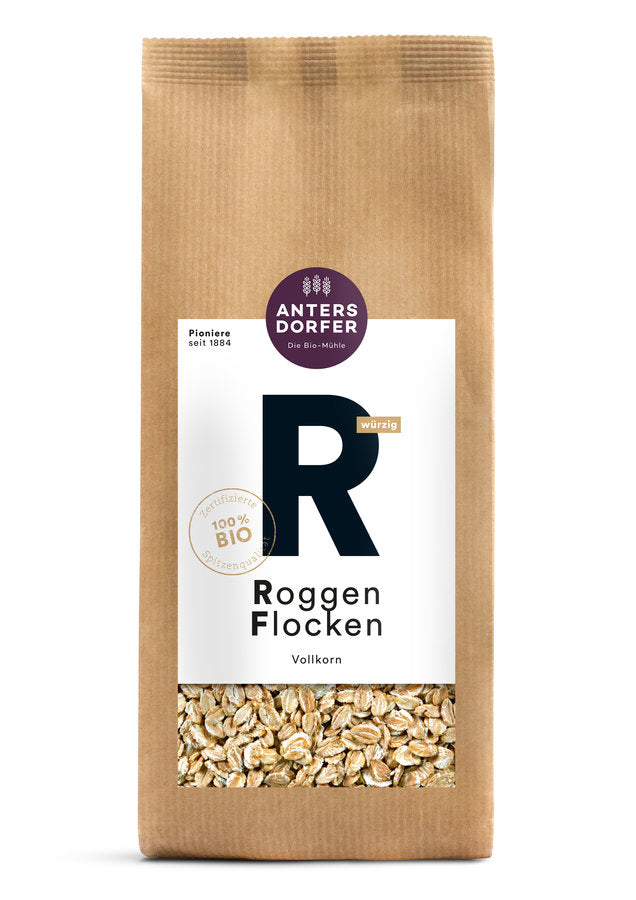 Bio Roggen Flocken 500g