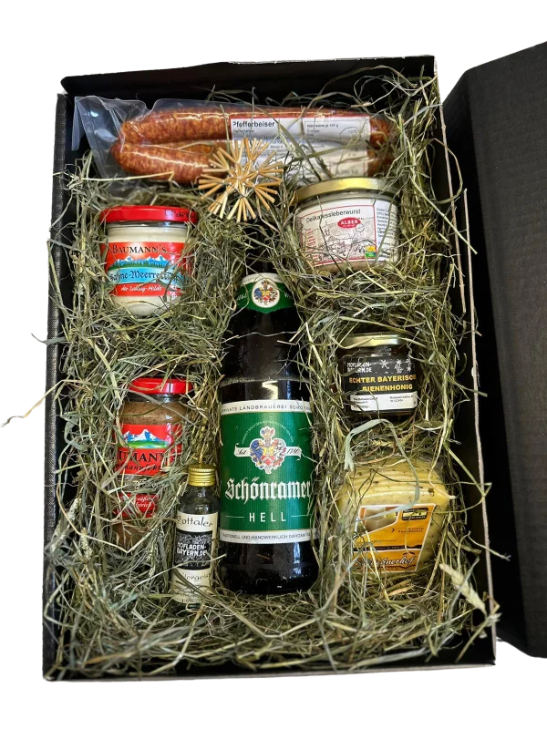 Geschenkkorb / Weihnachts - Box - Brotzeit