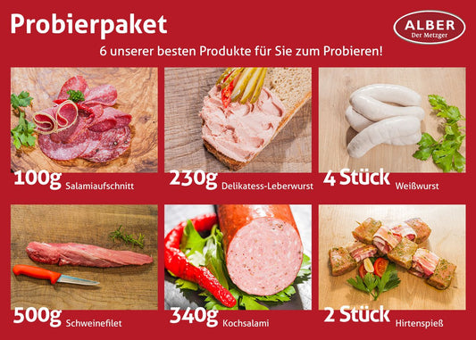 Probierpaket von Alber Metzger