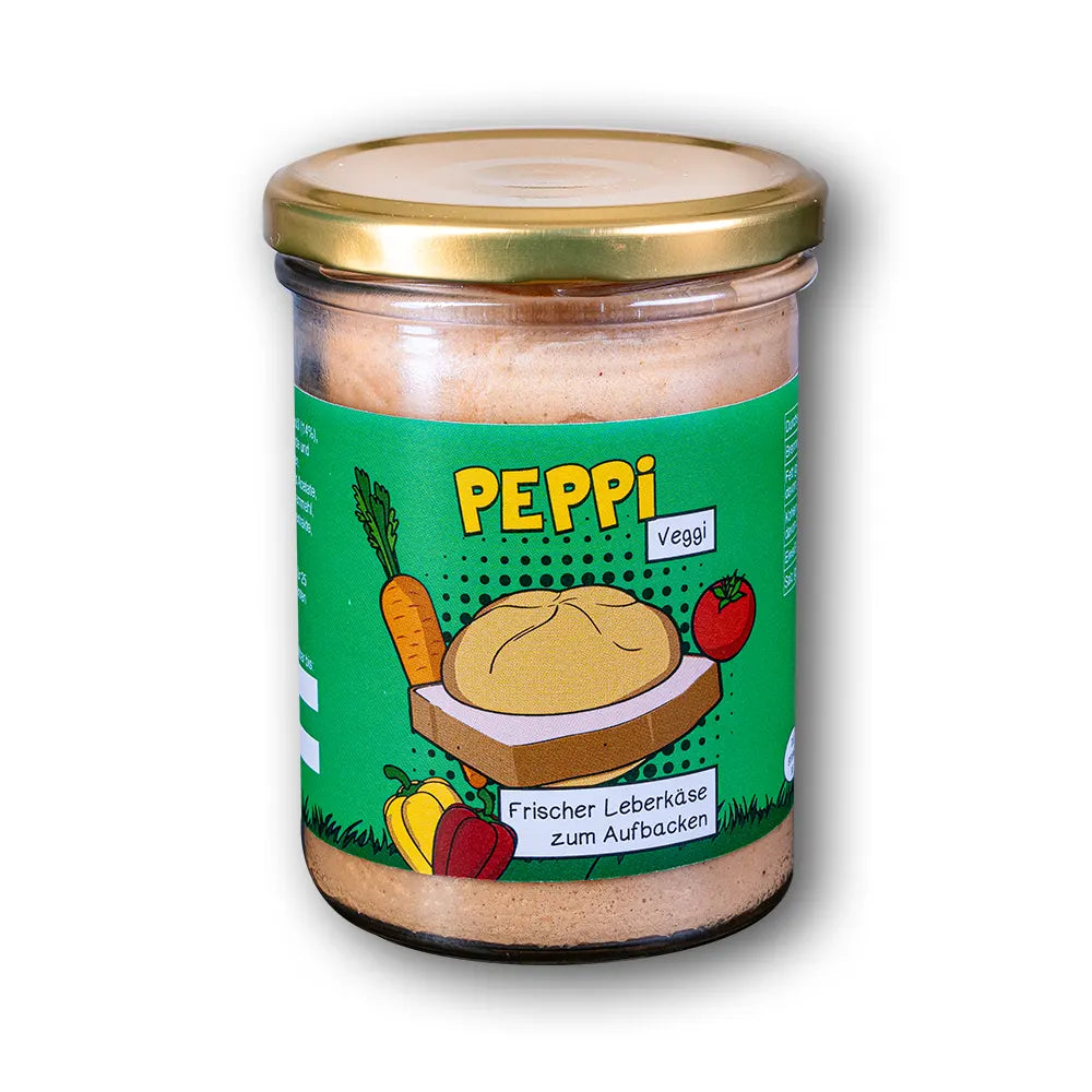 Peppi VEGGI - Vegetarischer Leberkäse im Glas