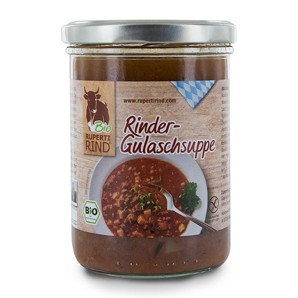 Rindergulaschsuppe Bio