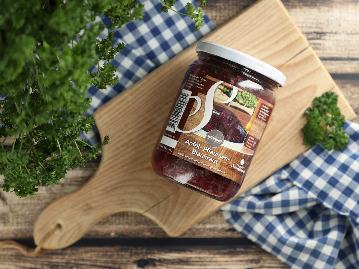 Staudacher Apfel Pflaumen Blaukraut
