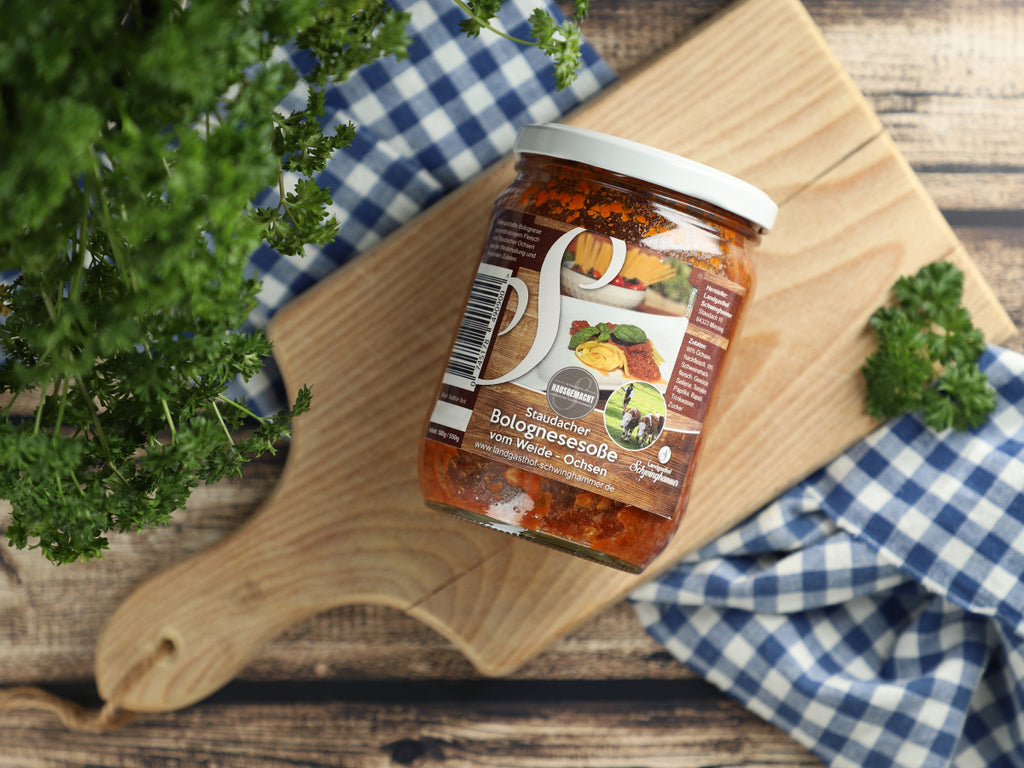Bolognesesoße vom Weideochsen
