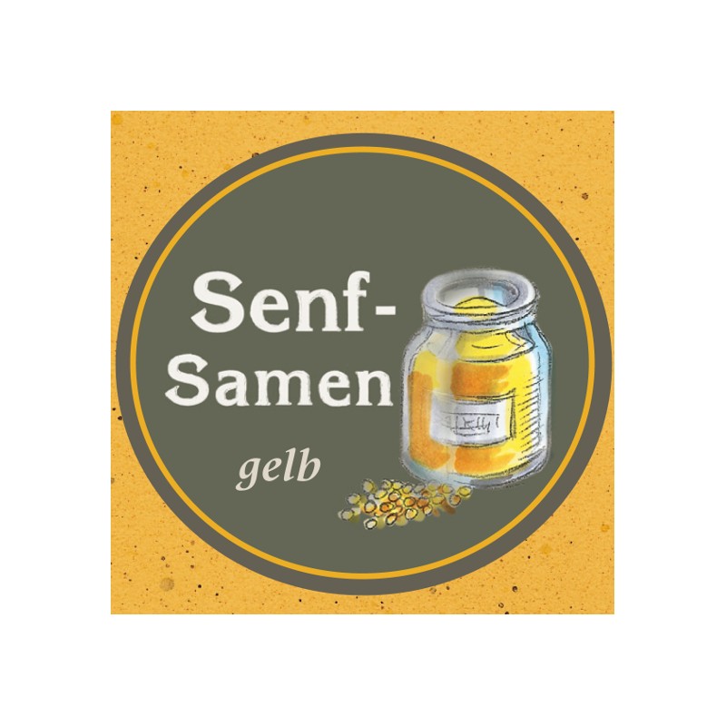Senfsamen gelb, 250g
