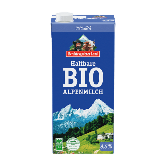 Haltbare Bio-Alpenmilch 3,5%
