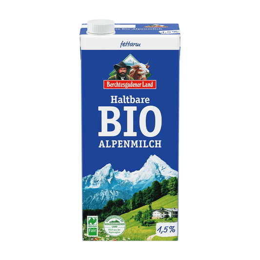 Haltbare Bio-Alpenmilch 1,5%