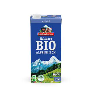 Berchtesgadener Land Haltbare Bio-Alpenmilch 3,5% 1l