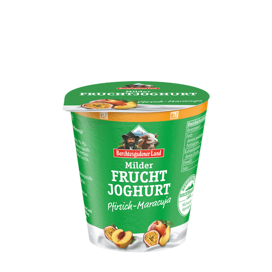 Berchtesgadener Land Milder Fruchtjoghurt 3,5% - Pfirsich-Maracuja