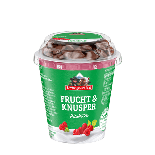Berchtesgadener Land Frucht Knusper 3,5% - Himbeere mit Schokoherzen