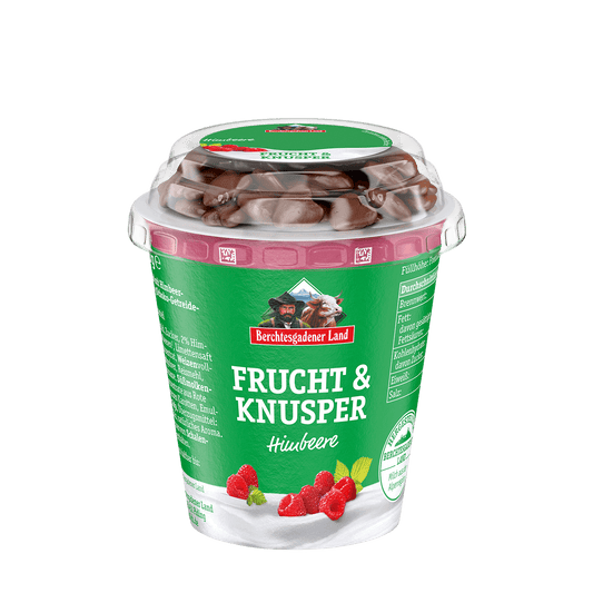 Berchtesgadener Land Frucht Knusper 3,5% - Himbeere mit Schokoherzen