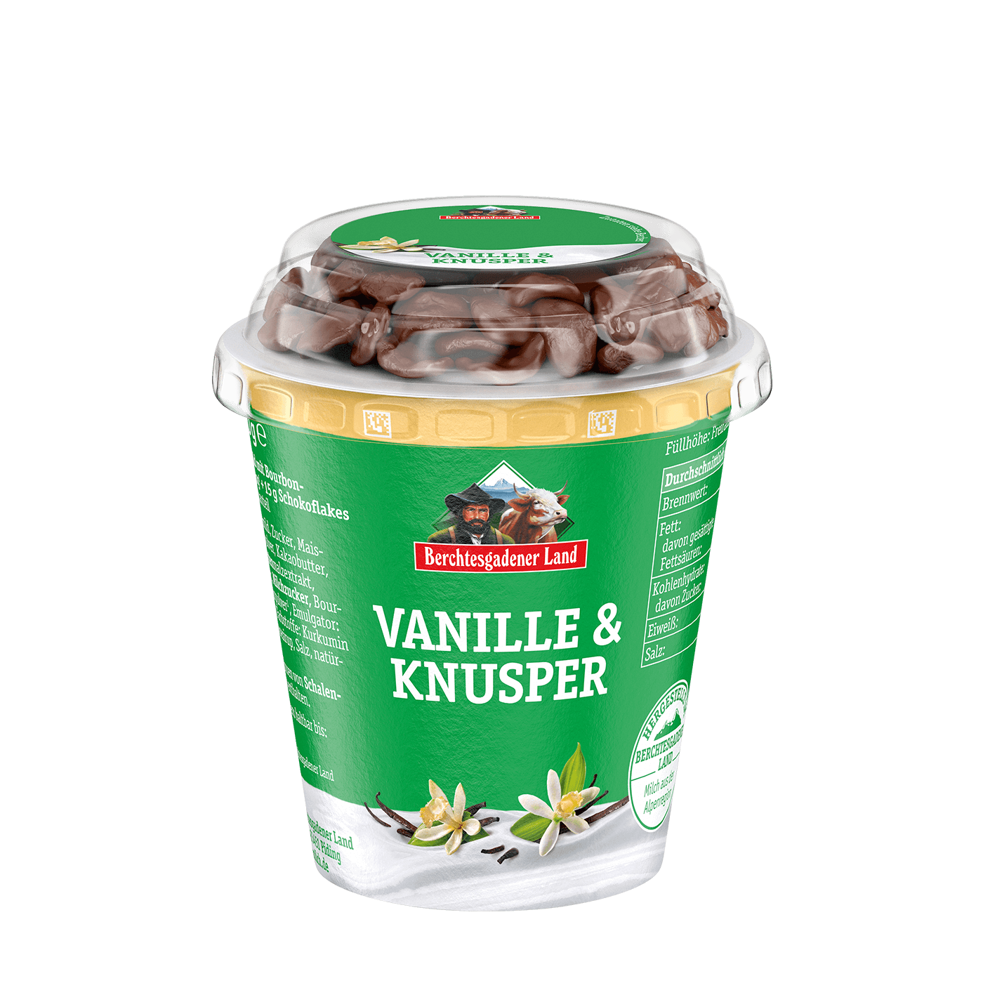 Berchtesgadener Land Frucht Knusper 3,5% - Vanille mit Schokoflakes