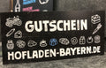 Gutschein für Hofladen-Produkte, Bayern