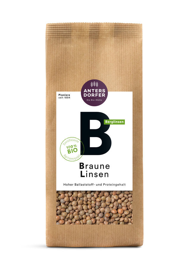 Bio Braune Linsen (Berglinsen) 500g