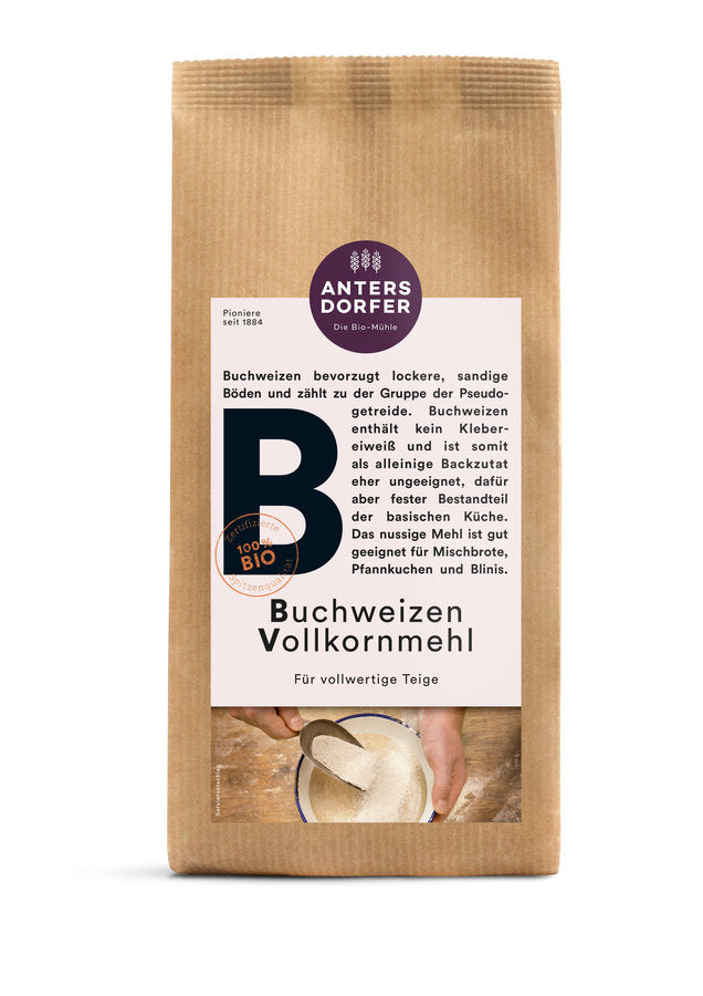 Bio Buchweizen Vollkornmehl 500g