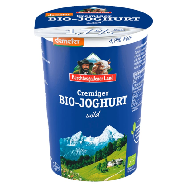 Berchtesgadener Land Bio-Joghurt 1,7% - Demeter -