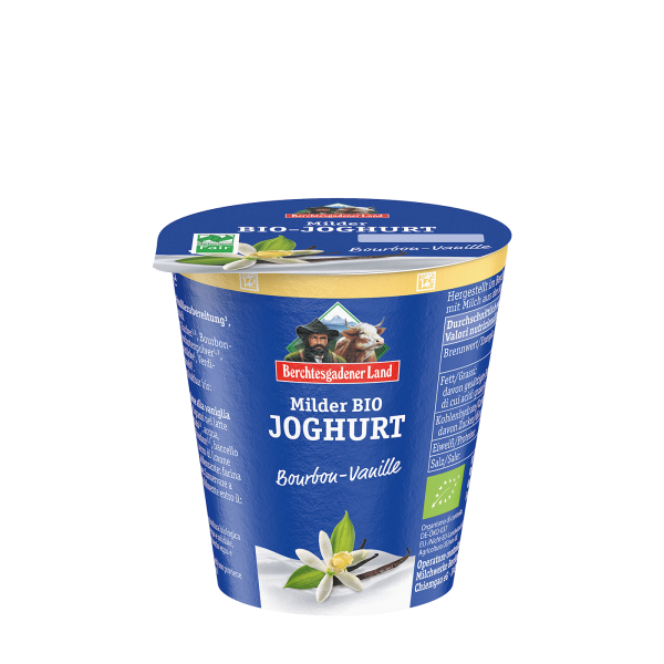 Berchtesgadener Land Milder Bio-Fruchtjoghurt - Vanille