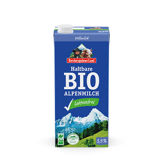 Berchtesgadener Land Frische Bio-Alpenmilch 3,5% 1l - laktosefrei - 